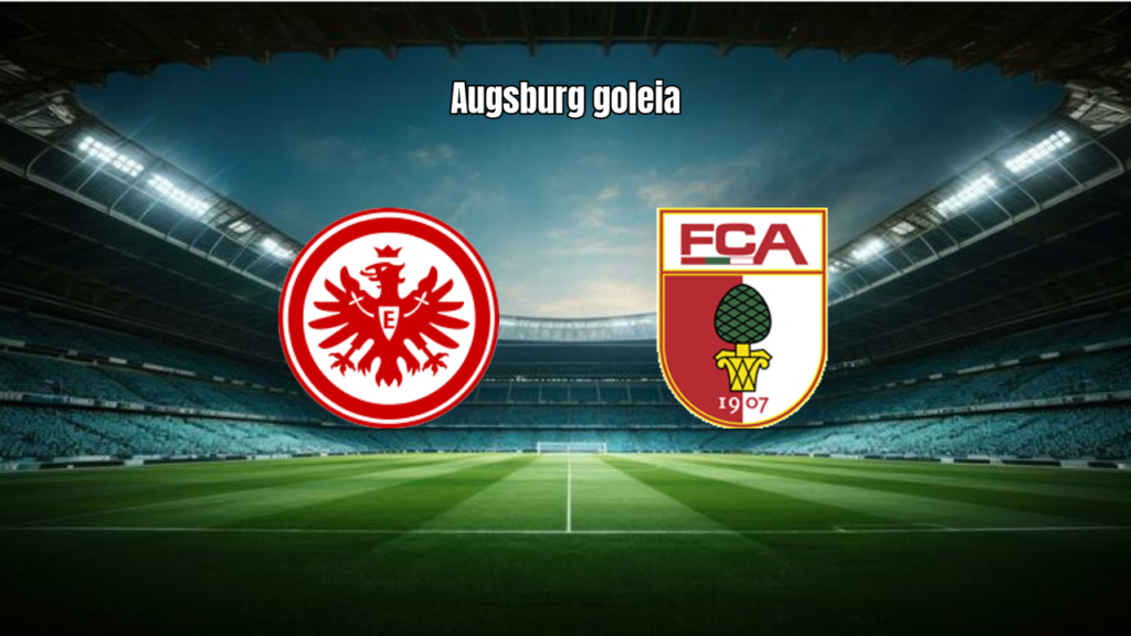 Augsburg goleia Eintracht Frankfurt por 4 a 1 na Bundesliga