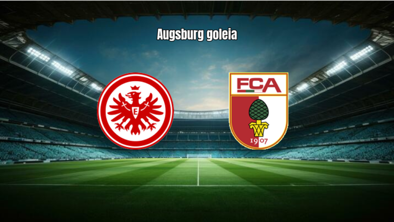 Augsburg goleia Eintracht Frankfurt por 4 a 1 na Bundesliga