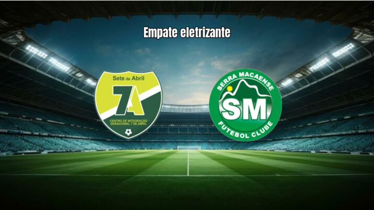 7 de Abril e Serra Macaense Empatam em Jogo Movimentado