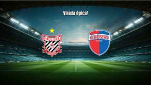Paulista 2x3 Grêmio Prudente: Virada épica na Copa Paulista
