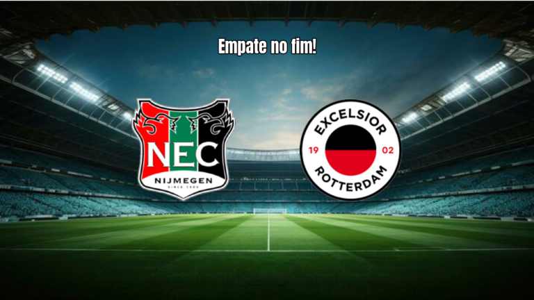 NEC Nijmegen e Excelsior empatam em jogo eletrizante