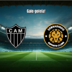 Atlético Mineiro goleia Sobradinho e avança na Copa do Brasil