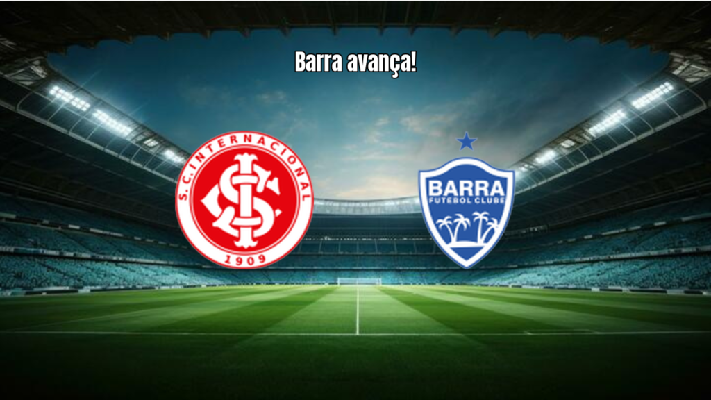 Internacional U20 é superado pelo Barra SC na Copa do Brasil