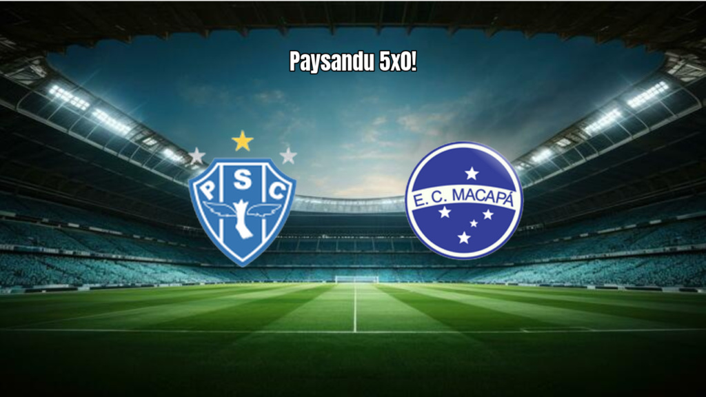 Paysandu goleia Macapá por 5 a 0 na Copa do Brasil Sub-20