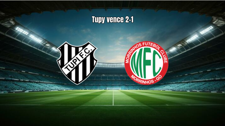 Tupy FC vence Morrinhos por 2 a 1 no Goiano Série B