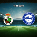 Racing Santander vence Alavés por 2 a 1 em La Liga