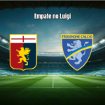 Genoa e Frosinone empatam em duelo eletrizante na Serie A