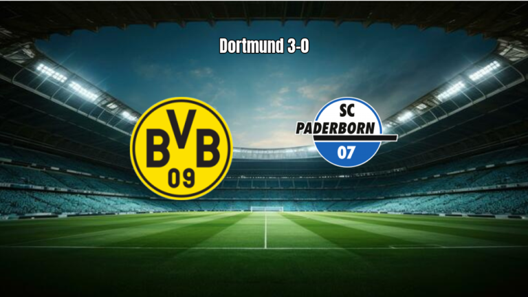 Borussia Dortmund vence Paderborn 07 por 3 a 0 na Bundesliga