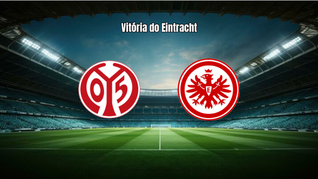 Eintracht Frankfurt vence Mainz 05 por 3 a 1 na Bundesliga