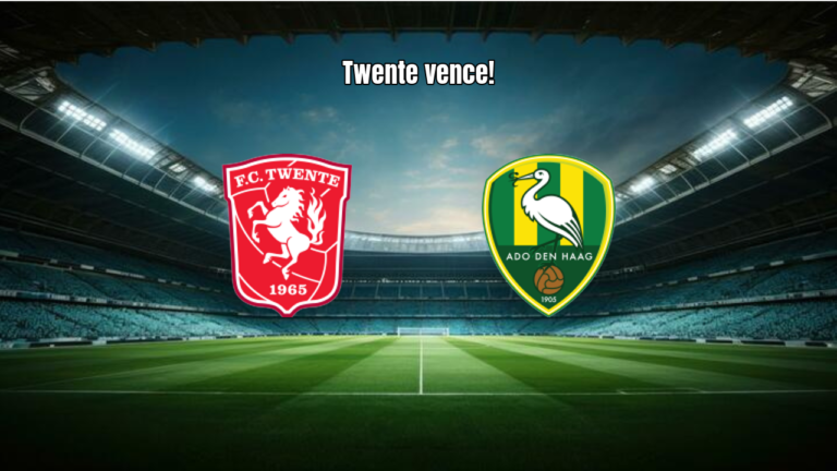 Twente vence ADO Den Haag por 2 a 0 pela Eredivisie