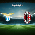 Lazio e AC Milan empatam em jogo eletrizante na Serie A