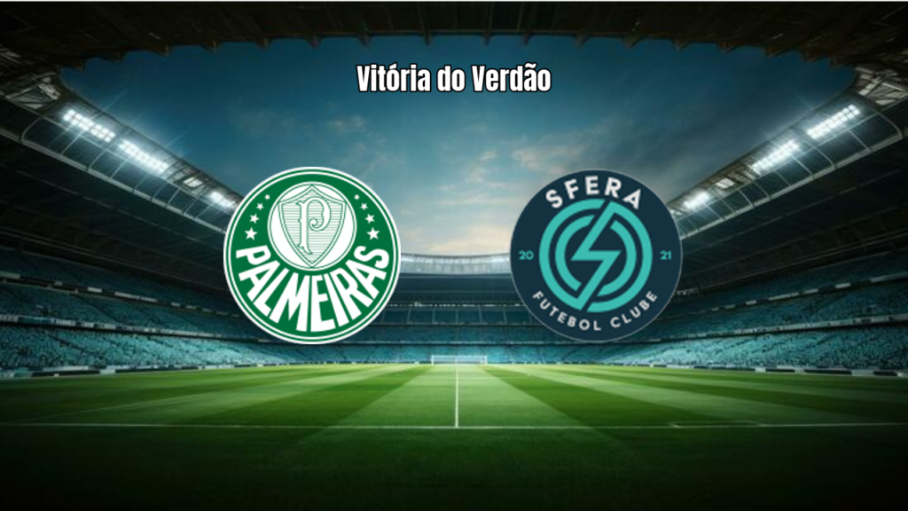 Palmeiras U20 domina Sfera e vence por 3 a 0 no Paulista