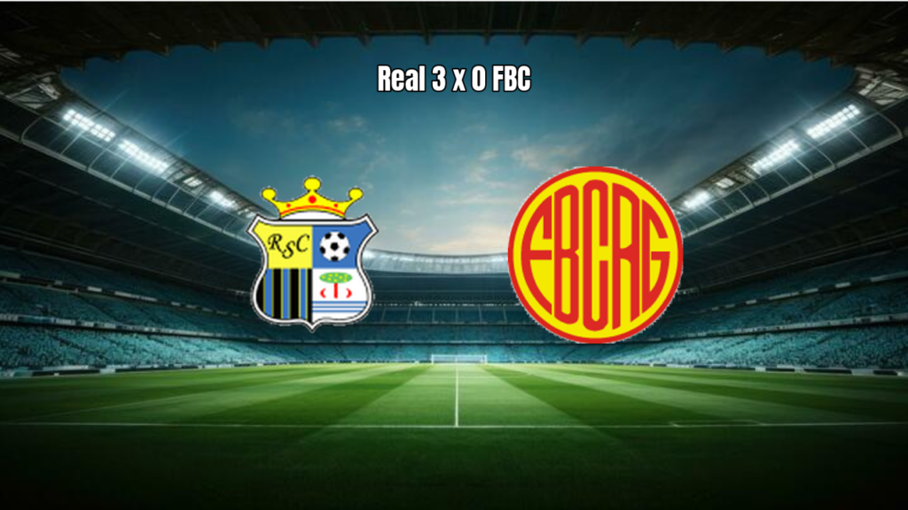 Real domina FBC Riograndense em vitória por 3 a 0