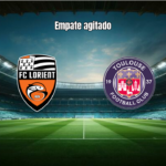 Lorient e Toulouse empatam em jogo eletrizante na Ligue 1