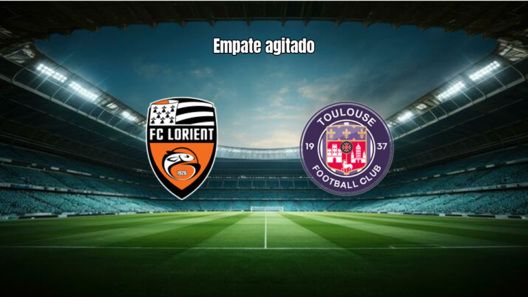 Lorient e Toulouse empatam em jogo eletrizante na Ligue 1