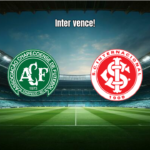 Internacional vence Chapecoense fora de casa pelo Brasileirão