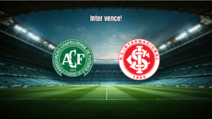 Internacional vence Chapecoense fora de casa pelo Brasileirão