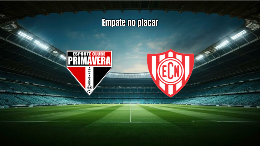 Primavera e Noroeste empatam em duelo eletrizante