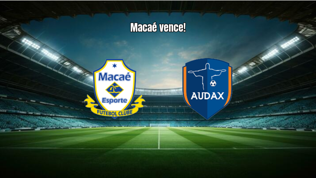 Macaé vence Audax Rio por 2 a 0 no Carioca Série A2