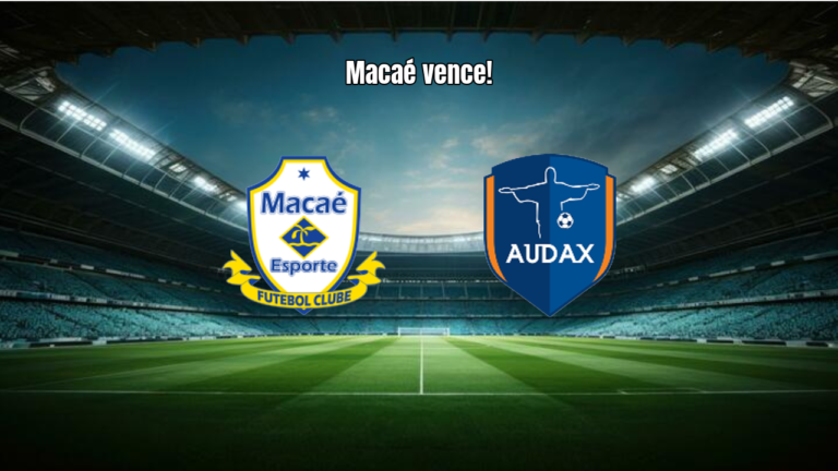 Macaé vence Audax Rio por 2 a 0 no Carioca Série A2