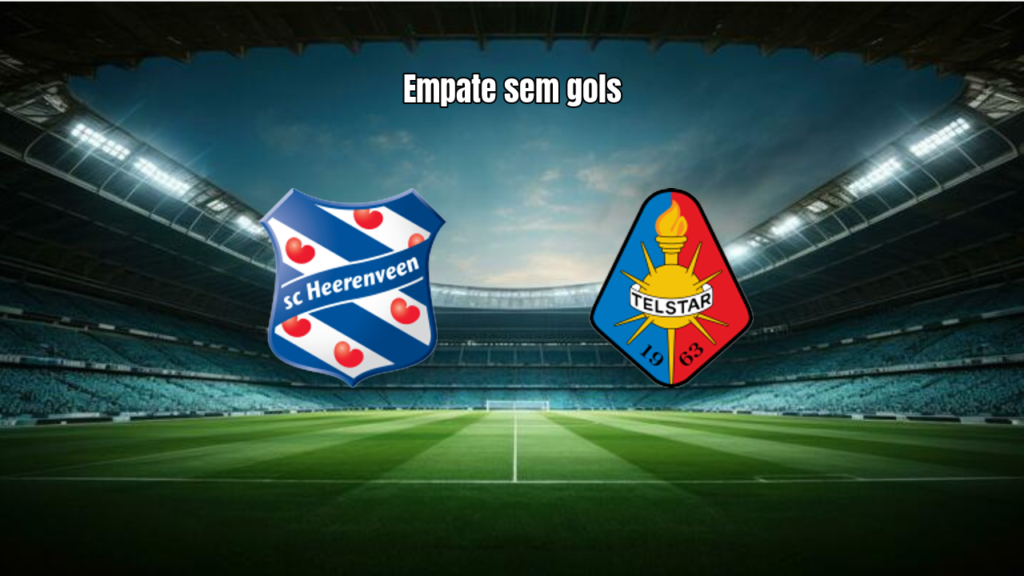 Heerenveen e Telstar empatam sem gols na Eredivisie 2026