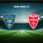 Lecce vence Monza por 3 a 2 em jogo eletrizante na Serie A