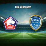 Lille vence Estac Troyes por 2 a 0 em duelo pela Ligue 1