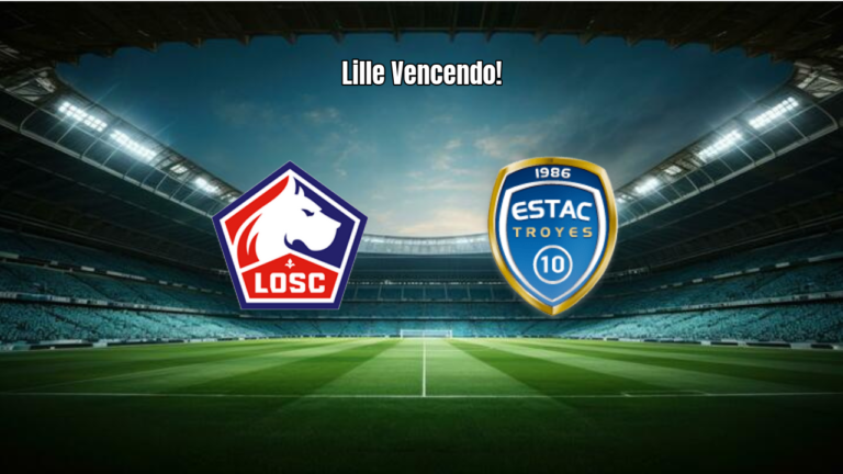 Lille vence Estac Troyes por 2 a 0 em duelo pela Ligue 1