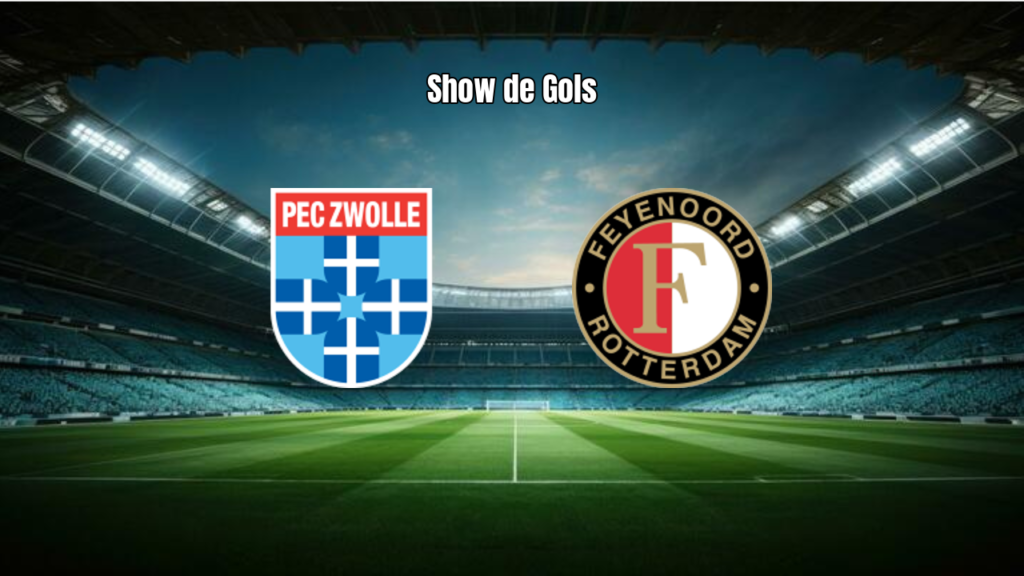 Feyenoord goleia PEC Zwolle por 7 a 0 fora de casa