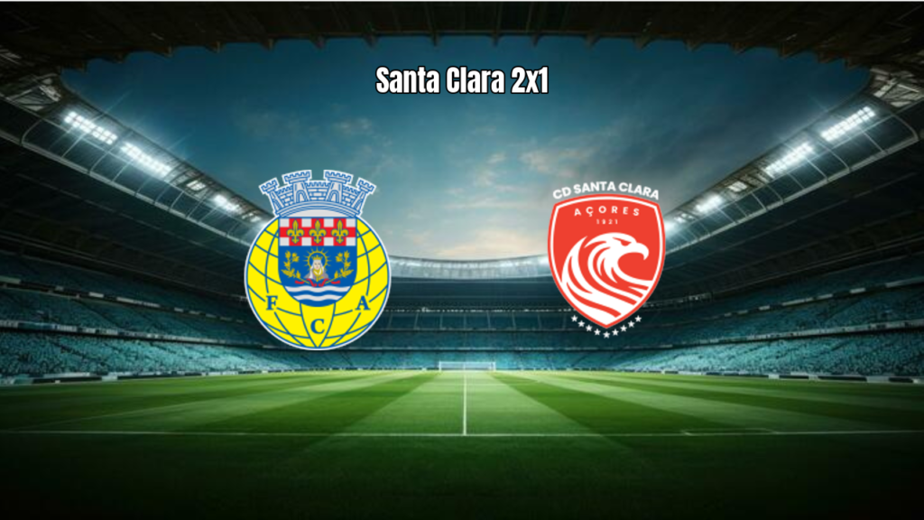 Santa Clara vence Arouca fora de casa pela Primeira Liga