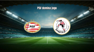 PSV goleia Sparta Rotterdam por 4 a 1 pela Eredivisie