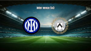 Inter de Milão vence Udinese por 5 a 3 em jogo histórico