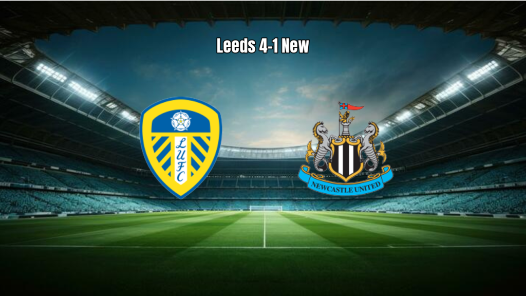 Leeds atropela Newcastle por 4 a 1 na Premier League