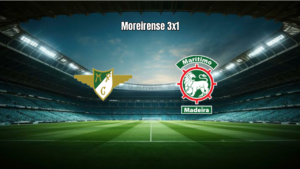 Moreirense vence Marítimo por 3 a 1 na Liga Portugal