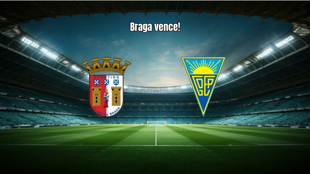 SC Braga vence Estoril com gol decisivo na Primeira Liga