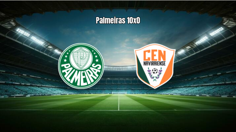 Palmeiras U20 goleia Naviraiense por 10 a 0 na Copa Brasil