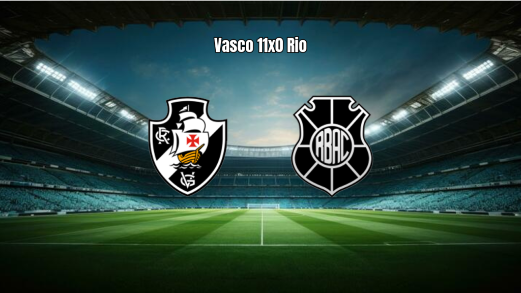 Vasco goleia Rio Branco-ES por 11 a 0 na Copa do Brasil U20