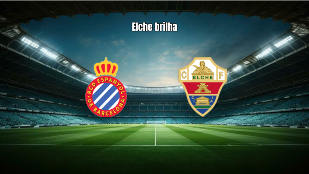 Elche vence Espanyol por 3 a 1 mesmo com um a menos