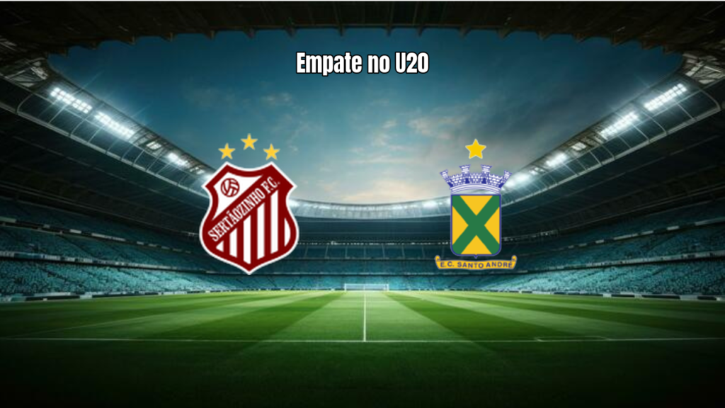 Sertãozinho U20 e Santo André U20 empatam em duelo quente