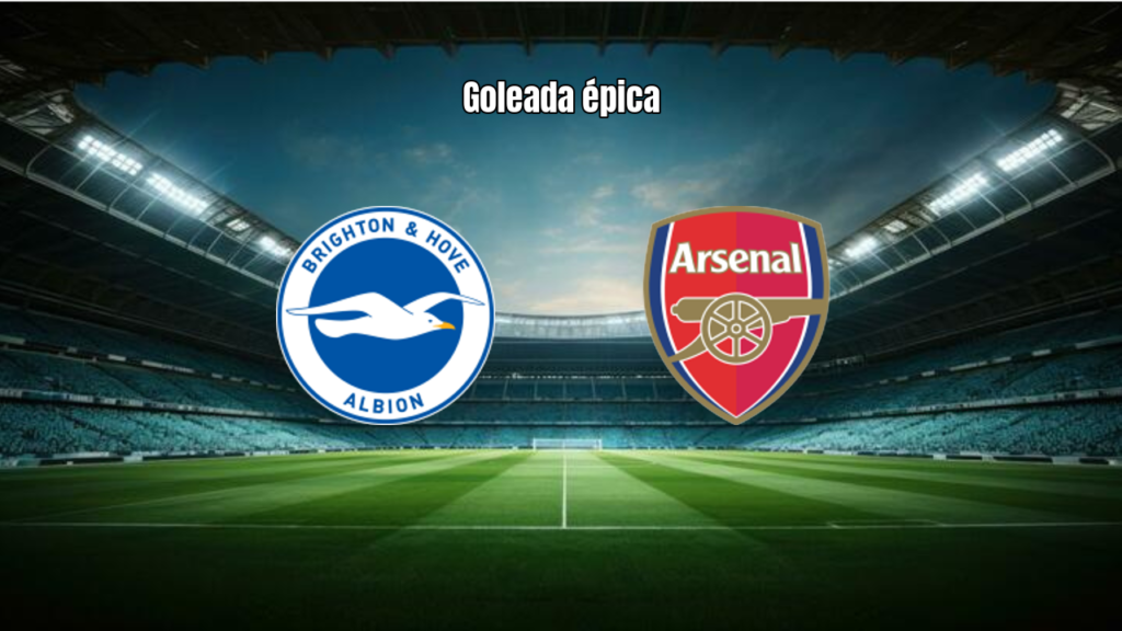 Brighton atropela o Arsenal por 3 a 0 na Premier League