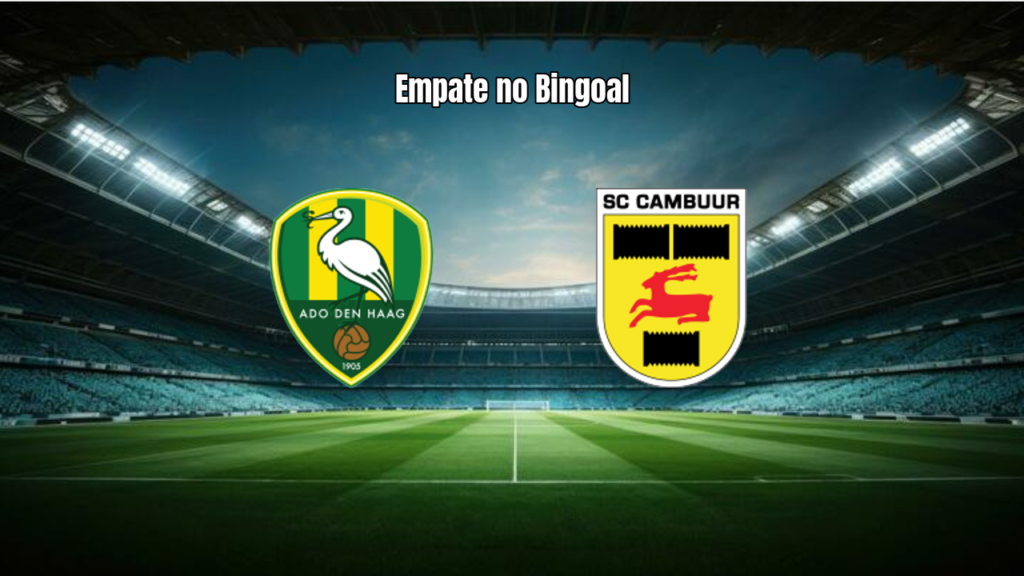 ADO Den Haag e Cambuur empatam pela Eredivisie: Veja tudo