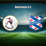Heerenveen domina o Sparta Rotterdam e vence por 4 a 0