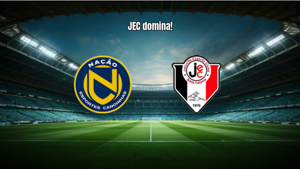 Joinville goleia o Nação pela Copa Santa Catarina 2024