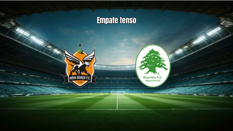 Nova Iguaçu e Boavista empatam na final da Copa Rio
