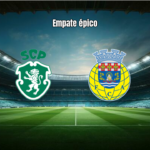 Sporting CP e Arouca empatam em jogo eletrizante em Lisboa