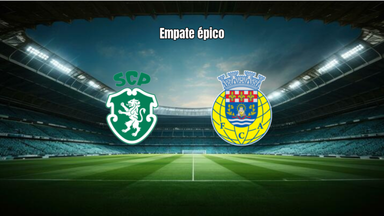 Sporting CP e Arouca empatam em jogo eletrizante em Lisboa