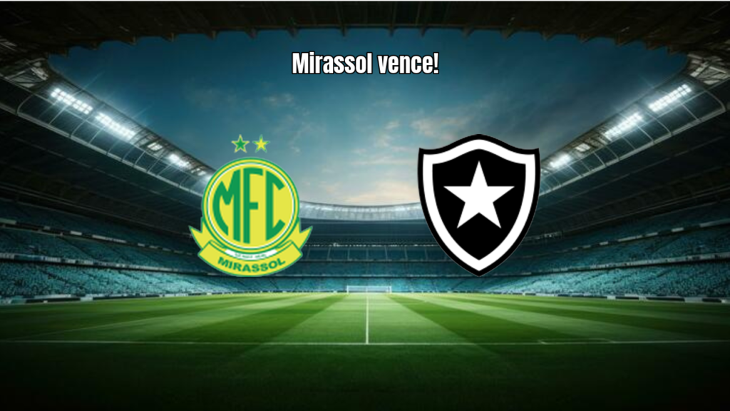 Mirassol vence Botafogo com brilho de Carlos Eduardo