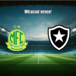 Mirassol vence Botafogo com brilho de Carlos Eduardo