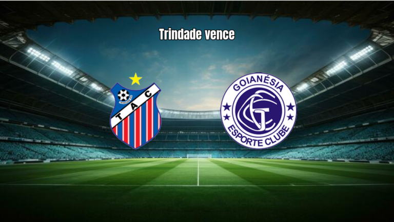 Trindade vence Goianésia por 1 a 0 no Goiano Segunda Divisão