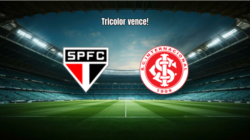 São Paulo vence Internacional por 1 a 0 no Morumbi